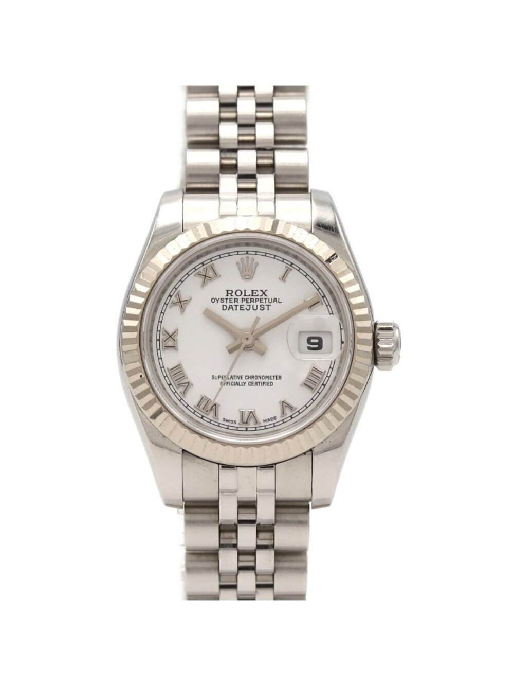 Rolex Datejust Stainless Steel White Gold Automatic